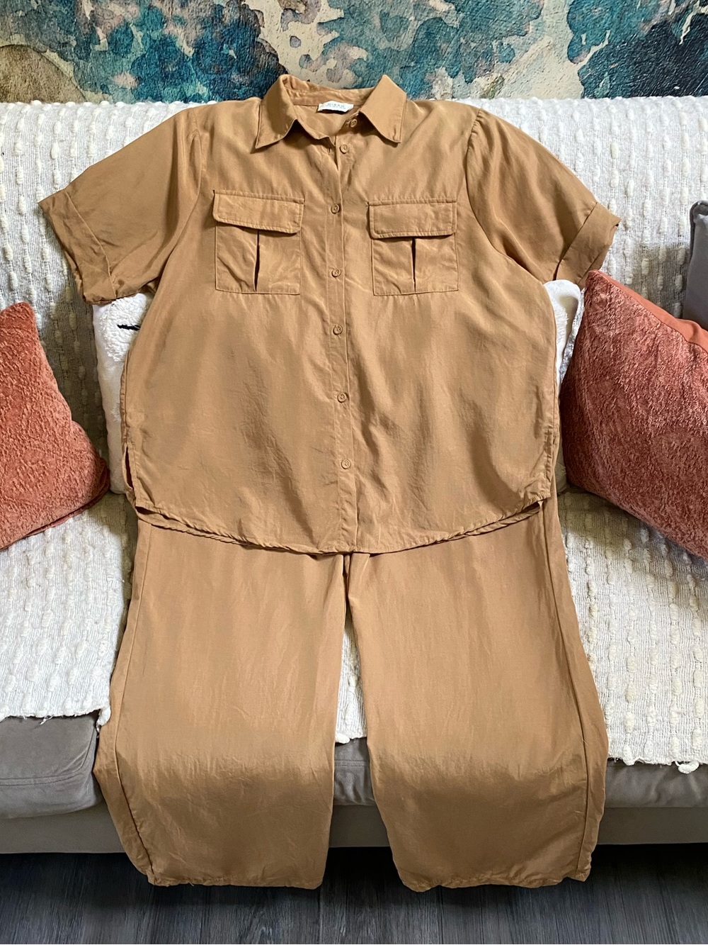 {DIISH} Shirt and Pants Matching Set